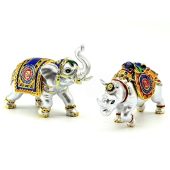 Active Rhinoceros & Elephant