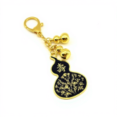 Triple Blessings Wu Lou Amulet Keychain