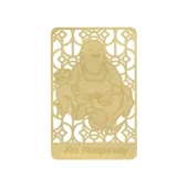 Laughing Buddha Golden Wallet Card