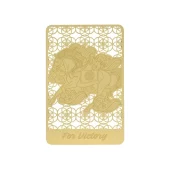 Fly on Monkey on Horse Gold Card