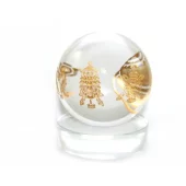 Eight Auspicious Objects Crystal Ball