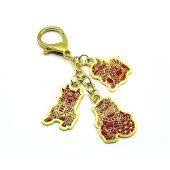 3 Celestial Guardians Amulet Keychain